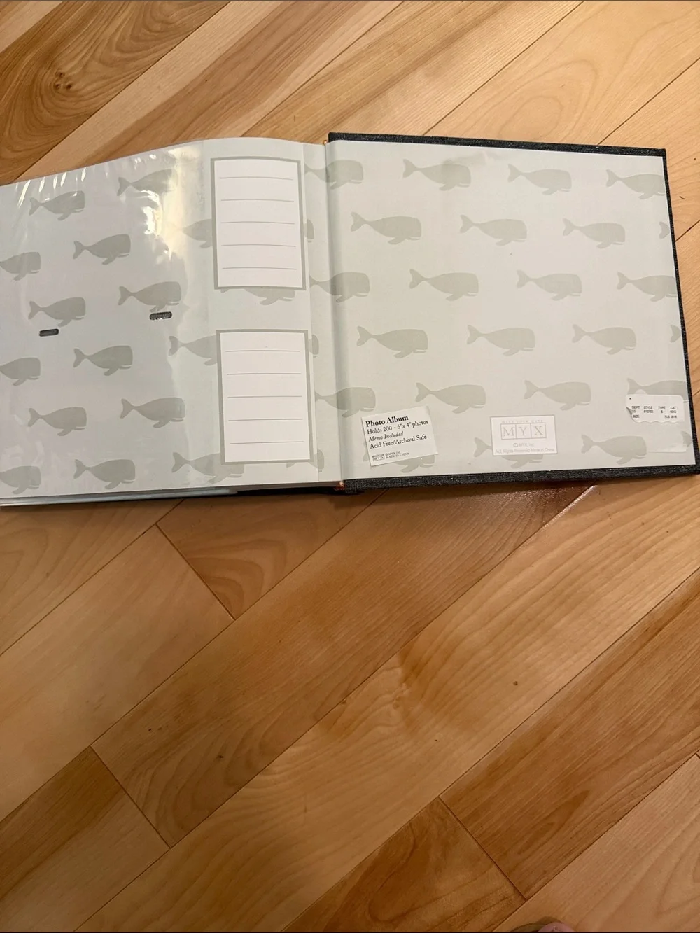 Dream rBig 200 Photo Album – Teal & White Inspirational Cover NWT